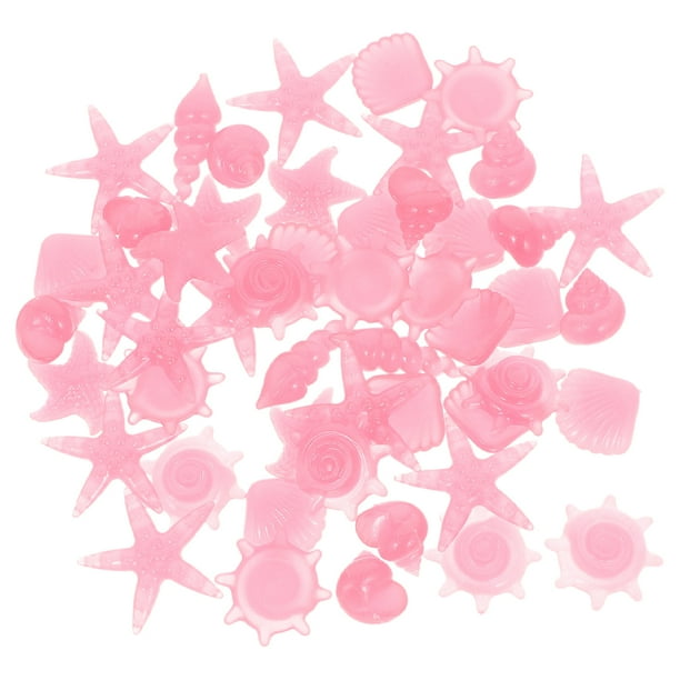KAKOWELY 100 piedras decorativas para peceras que brillan en la oscuridad.