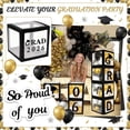 thumbnail image 4 of 2026 Graduation Balloon Boxes Decor, 4pcs Graduation Boxes “GARD” “2026” Letters, So Pround of You Decorations for Class of 2026 Party Supplies for College, High School (4Pcs_11.8x11.8in), 4 of 8
