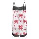 thumbnail image 4 of Mujeres Pijama Conjuntos Pantalones Cortos Encaje Eslinga sin Mangas Tanque Empalme Pantalones Cortos Casual Pijama Conjunto, Ropa de Salón Suave, 4 of 5