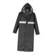 thumbnail image 5 of Chubasquero Yinane Largo con Capucha Poncho de Lluvia Ligero de Seguridad Negro, 5 of 8