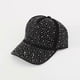 thumbnail image 1 of Adjustable Breathable Rhinestone Baseball Cap Bling Sequins black, 1 of 2