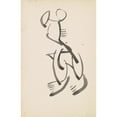 thumbnail image 2 of Henri Gaudier-Brzeska 13x18 Black Ornate Wood Framed Double Matted Museum Art Print Titled - Study for a Figural Sculpture (1910 - 1915), 2 of 5