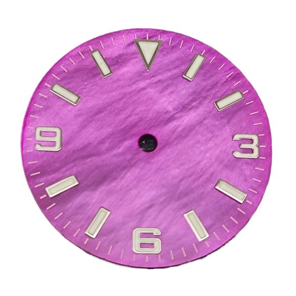 WANGQ Watch Dial 28.5mm Dial 369 Watch Faces Watch Accessory For NH35 Movement