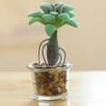 thumbnail image 3 of Coofit Artificial Succulent Plant Mini - Faux Potted Succulent Home Desktop Decoration, 3 of 4