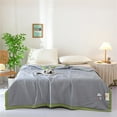 thumbnail image 2 of ZLBDYG Soybean Fiber Summer Blanket - Breathable Washable Cooling Quilt for Hot Sleepers, Silky Smooth Ice Blanket Available in Single & Double Sizes, 2 of 9