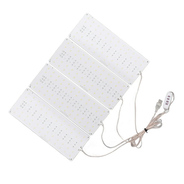 Plant Grow Light, Full Spectrum Plant Grow Light Strips Bulbs Adjustable Brightness Plant Lamp with Timing Function Grow Light Bulb 24 Hour Timing Cycle for Indoor Plants