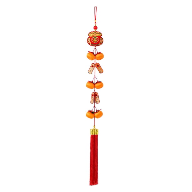 Adornos para el año Escena de exhibición Colgantes de caqui y ruyi Adornos para el Festival de Primavera