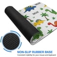 thumbnail image 6 of Long Mouse Pads for Desk,White Dinosaurs Palms Names Pattern Desk Mats on Top Of Desks, Desk Mouse Pad Extra Large with 3mm Non-Slip Base and Stitched Edge for Gaming,Office,Work,Home 31.5"x11.8", 6 of 6