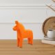 thumbnail image 4 of Figura de caballo Dala sueco, escultura animal, artesanía, adorno de escritorio nórdico Naranja, 4 of 9