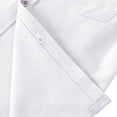 thumbnail image 6 of UACY Toddler Boys Button Up Dress Shirt Kids Long Sleeve Cotton T-Shirt Soft Trendy Blouses Simple Tops Tees (White, 3-4 Years), 6 of 8