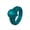 Pack E: Midnight Teal, variant on ThunderFit Silicone Rings for Women, Pear Rubber Engagement Wedding Bands 13.5mm Wide 5.5mm Thick - 1/2/3 Variety Multipack