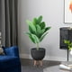 thumbnail image 1 of Planta artificial en maceta de 76 cm para decoración del hogar y la oficina - Bonsái de plástico verde de 75 cm - Vegetación de escritorio para interior y mesa de sala de estar,Vsgery, 1 of 9