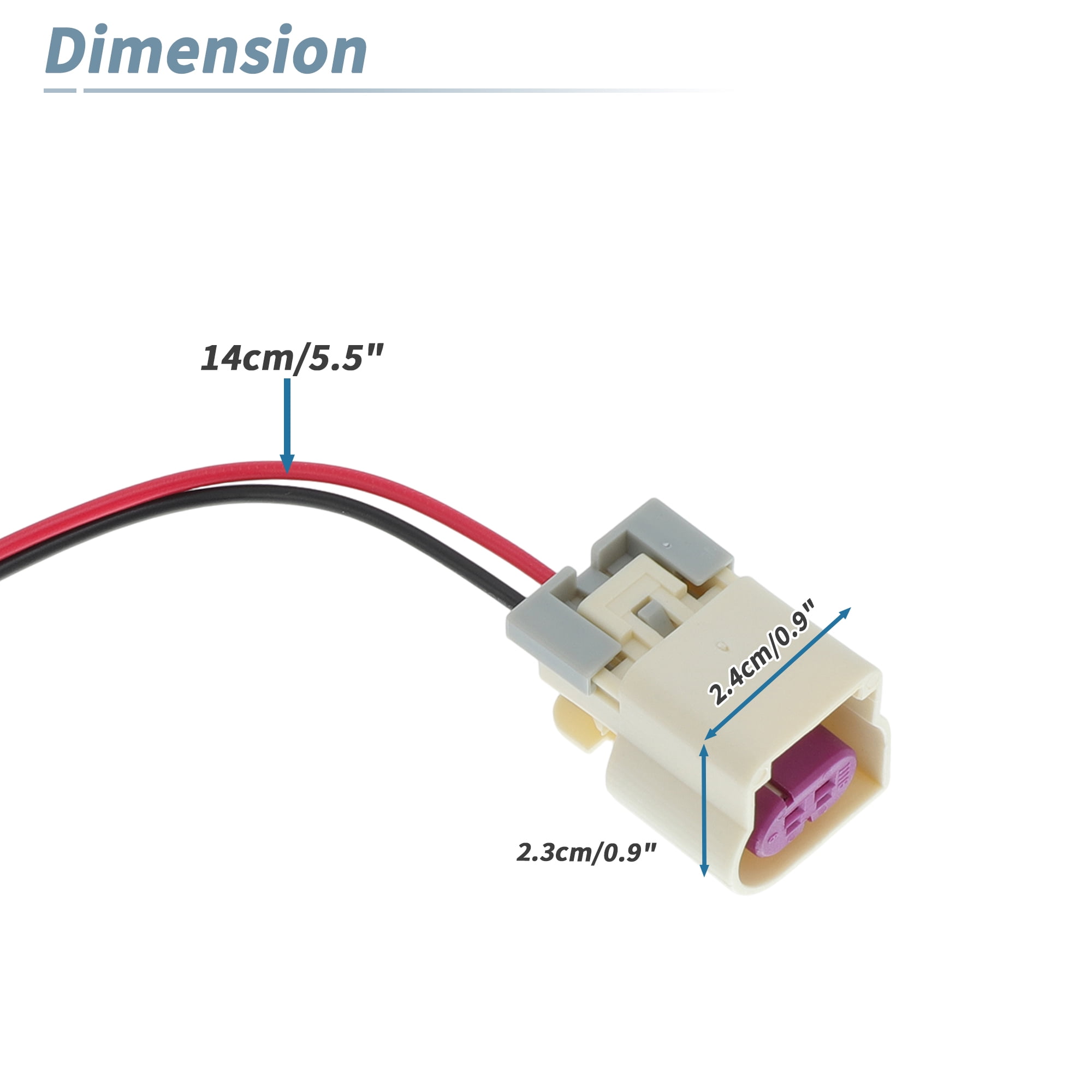Unique Bargains Knock Sensor Connector Wiring Harness for Buick and for Chevrolet Models