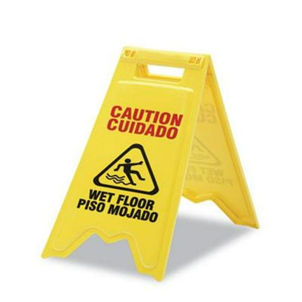 AbilityOne 5882362 9905015882362 11 x 28 in. Wet Floor Sign, English ...