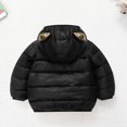 thumbnail image 3 of Toddler Winter Coats Puffer Padded Jacket Baby Boys Girls Bear Hoods Down Jacket Light Weight Infant Outerwear 1-6 Years, 3 of 4
