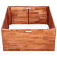 Garden raised bed acacia wood 100x100x50 cm