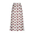 thumbnail image 4 of Viikei Mini Skirt with Pockets,Women's Printed Elastic Waistband Pleated Pocket Skirt With Mid Calf Skirt Red L, 4 of 5
