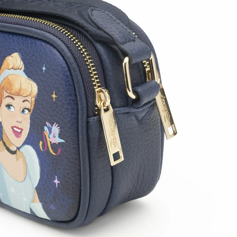 WondaPop Cinderella Double Zipper Crossbody/Shoulder Bag WondaPop Cinderella Double Zipper Crossbody/Shoulder Bag