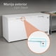 thumbnail image 4 of White Westinghouse  Congelador 18 pies 508 L  Acero blanco  2 puertas  Control dual de temperatura  Condensador interno  Canastilla interior  Manija exterior  Cerradura con llave  Luz interior  Ruedas, 4 of 10