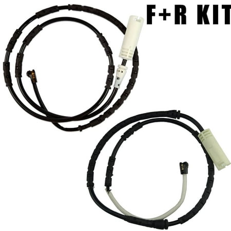 Front Brake Pad Wear Sensor Bapmic Front 34356792560 + Rear 34356792564 Brake Pad Wear Sensor Kit for BMW 3 Series E90 E91 E92 ()