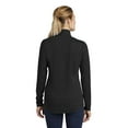 thumbnail image 2 of Sport Tek Adult Female Women Electric Heather Pullover Black Triad So 4X-Large, 2 of 4