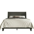 thumbnail image 3 of Home Design Sidney Twin Upholstered Panel Bed with Durable Engineered Wood and Recycled Materials, Dark Gray, Easy Assembly, 3 of 5