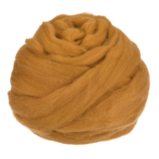 Aguja de Fieltro Unique Bargains 8.5 Oz Lana Natural Caramelo