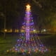 thumbnail image 4 of Kearding Star Yard IP65 impermeable cascada decoración LED lámpara DIY interior hogar noche iluminación para decoración de Kits de decoración para fiestas Vistoso Enchufe de EE. UU., 4 of 6