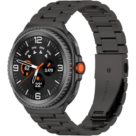 REQO Compatible with Samsung Galaxy Watch 8 Classic/Galaxy Watch 8 40mm 44mm Smartwatch Band, Metal Stainless Steel Replacement Strap for Galaxy Watch8 Accessories
