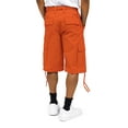 thumbnail image 3 of G-style USA Men's Belted Cargo Shorts 9AP10 - ORANGE - 38, 3 of 6
