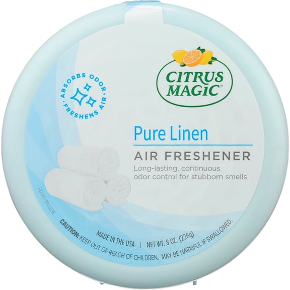 Citrus Magic Solid Air Freshener, Pure Linen, 8-Ounce