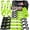 Lime Green, variant on HRT Motorcycle Ratchet Tie Down Straps with Soft Loops, 4PK, 1.5" x 8ft, Green