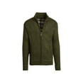 thumbnail image 1 of Alta Men's Fleece Lined Casual Full-Zip Mock Neck Sweater - Green Jacket - XXL, 1 of 3