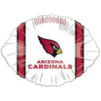 18" ARIZONA CARDINALS White Football Balloon  Party Supplies Decorations Foil Mylar Balloon