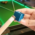 thumbnail image 6 of GSE Games & Sports Expert 5-in-1 Pool Cue Tip Tool Cube. Billiard Cue Stick Tip Repair Tool Accessories Includes Shaper, Scuffer, Aerator - Blue, 6 of 8