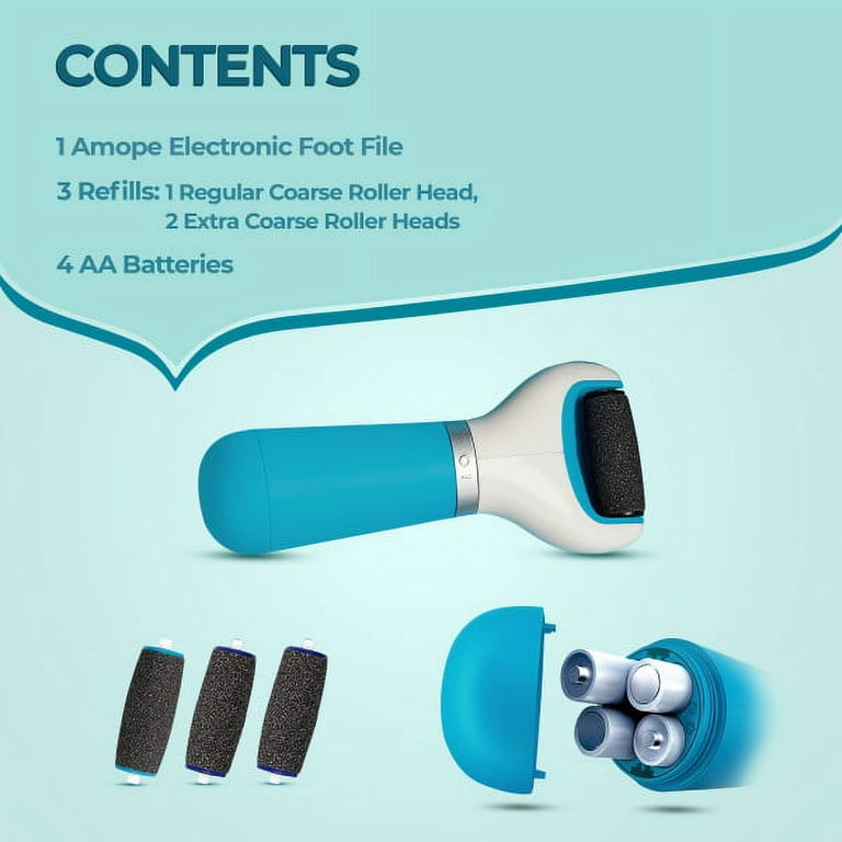 Amope Pedi Perfect Electronic Foot File Value Pack