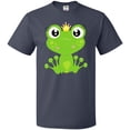 thumbnail image 3 of Inktastic Cute Frog, Green Frog, Frog Princess, Crown T-Shirt, 3 of 5