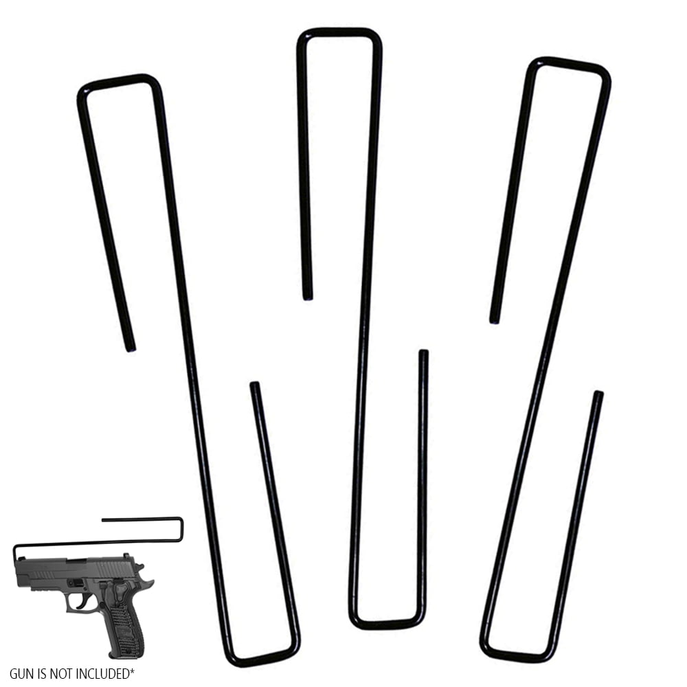 All Steel Handgun Hangers 8 PCS Pistol Rack Storage Solution Accessories 