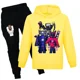 thumbnail image 3 of Juego SKIBIDI TOILET Ropa para niños Sudadera con capucha informal + Pantalones Conjunto de 2 piezas Ropa deportiva para niñas Chándal para bebés Ropa para niños, 3 of 5