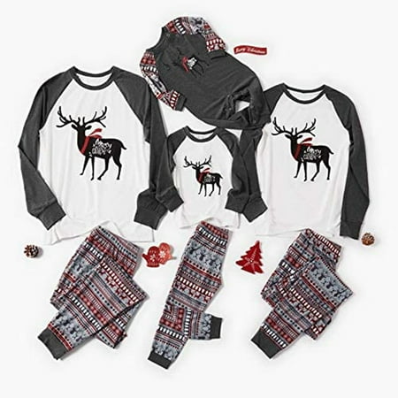 

Toddler Kid Baby Boy Girl Cartoon Romper Jumpsuit Christmas Family Clothes Pajamas