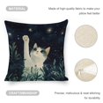 thumbnail image 4 of cat grass starslinen throw pillowcase decoration pillowcase gifting preferred 24x24 inch cushion cover 2 sets sofa pillowcase sofa bedroom living room car, 4 of 8