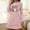 001 Pink, variant on Hvot&aat Ladies' Halloween Cute Funny Mini Dresses Round Neck Long Sleeve Dress Pajamas Sleep Shirts