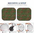 thumbnail image 5 of Kdxio Red Snake Print 2-Piece Sun Shade Front Windshield - Foldable Car Front Window Sunshades for Most Sedans SUV Truck, 5 of 6