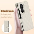 thumbnail image 2 of TECH CIRCLE for Samsung Galaxy Z Fold 5 Wallet Case with S Pen Holder,  Premium Leather Magnetic Clasp Kickstand Crossbody Lanyard Wrist Strip Shockproof Stylish Protective Cover,White, 2 of 8