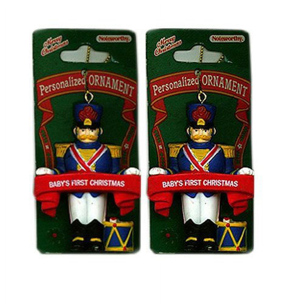"Baby's First Christmas" Christmas Ornament - Set Of Two