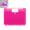Hot Pink, variant on PLPPYFS Binder Pocket Plastic Envelopes Binder Folders 3 Holes Binder Folders for 2/3 Ring Document Pouch with Label Loose-Leaf for Office Home, Letter Size