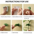 thumbnail image 6 of 100 pcs Plant Climbing Wall Fixture Clips Self-Adhesive Hook Vines Traction Clips Invisible Holder Garden Green Leaf Simulation Self-Adhesive Hook Wire Fixing Supporting, 6 of 6