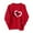 E, variant on Luxalzxs Valentines Shirts for Women Oversized Love Heart Cute Printed Pullover Valentines Crewneck Sweatshirts Holiday Graphic Blouses