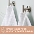 thumbnail image 4 of TOWN & COUNTRY EVERYDAY 6-Piece Textured Windowpane Set, 2-Bath Towels, 2-Hand Towels, 2-Washcloths, 100% Cotton, Plush & Absorbent 550GSM, White, 4 of 8