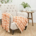 thumbnail image 4 of C&F Home Dunmore Plaid Pumpkin Orange Fall Autumn Harvest Cotton Throw Blanket with Fringe Tassels Cozy for Home Couch Sofa Farmhouse Decor, 4 of 4